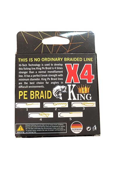 King 4x 150 mt İp Misina