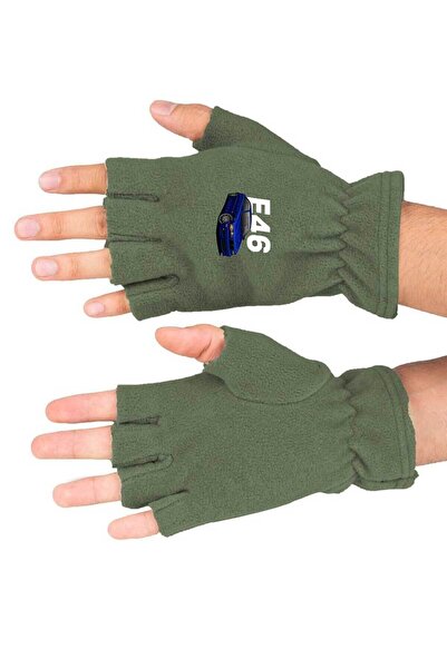 Fanze Mănuși de iarnă din lână polară cu imprimeu E46 rnz3776