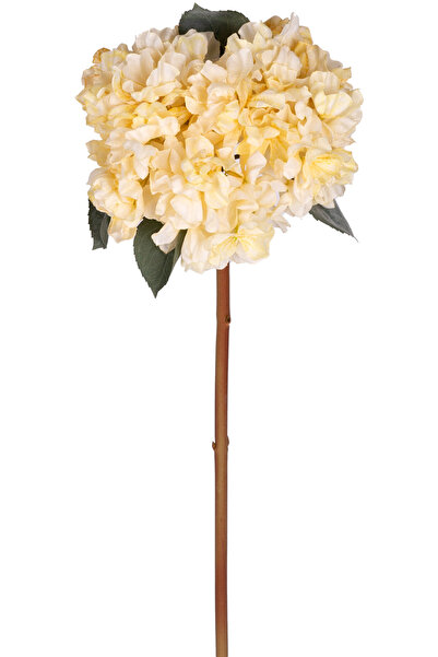 Herdekora Yapay Ortanca Kurumuş Efektli Sarı 65 Cm.