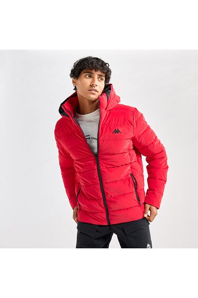 FAV Solid Puffer Jacket With Hood And Long Sleeves