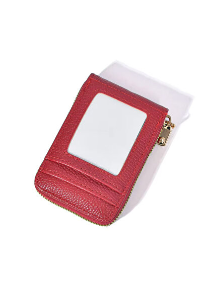 Kemer Dünyası Δερμάτινη θήκη πιστωτικής κάρτας με 11 θήκες, χρυσό χρώμα, μετα...