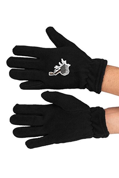 Fanze Mănuși lungi din fleece cu imprimeu Winter Balta - rnz3641