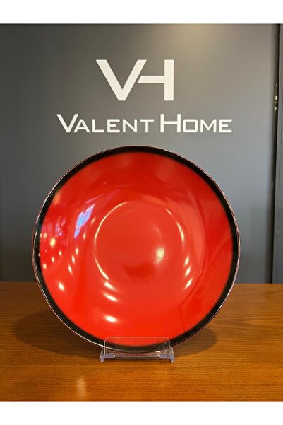 Paşabahçe Porselen LEA 30 cm Kırmızı Servis Tabak