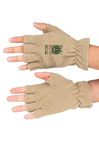 Fanze Erdal Bakkal Τυπωμένα Χειμερινά Γάντια Fleece με Κοψίματα rnz3678