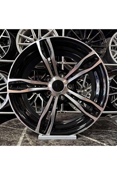 kormetal 17 inç 5x112 TRANSPORTER CARAVELLE UYUMLU Siyah Elmas Kesim Jant Modeli Volkswagen