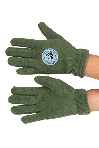 Fanze Mănuși lungi de iarnă din lână polară cu imprimeu Keep The Sea rnz3643