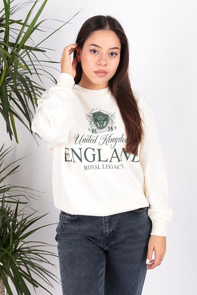 Fashion Friends 24K0142K1 Women's Oversize Printed Sweat
