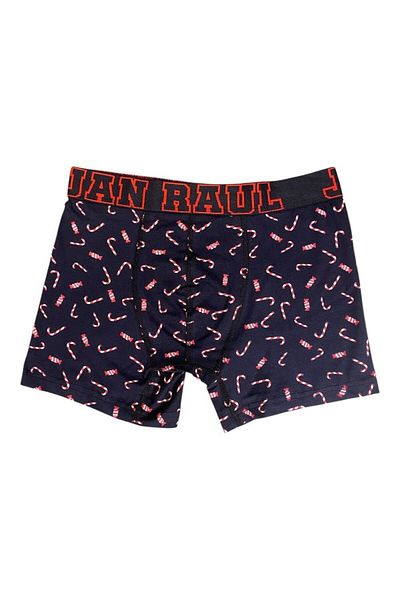Juan Raul Candy Cane Candy Patterned Men's Boxers - Db202