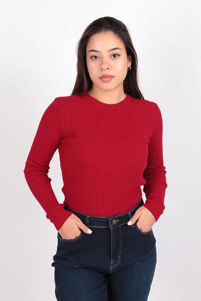 Fashion Friends 24k0290k1 Pulover de damă cu gât crew