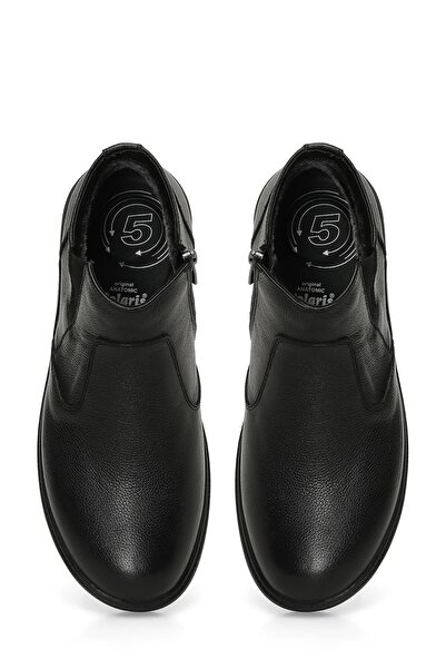 Polaris 107113 Siyah Ortopedik (5 Nokta) Hakiki Deri Kürklü Erkek Bot