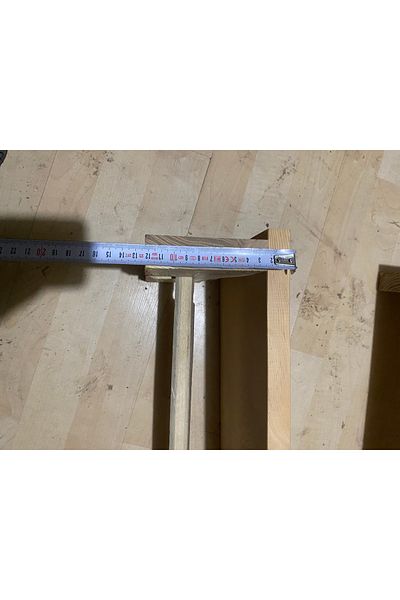 Tunca Ancient Pine Legs Bath Seat - Acacia Wood