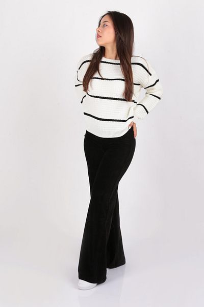 Fashion Friends Black Velvet Trousers