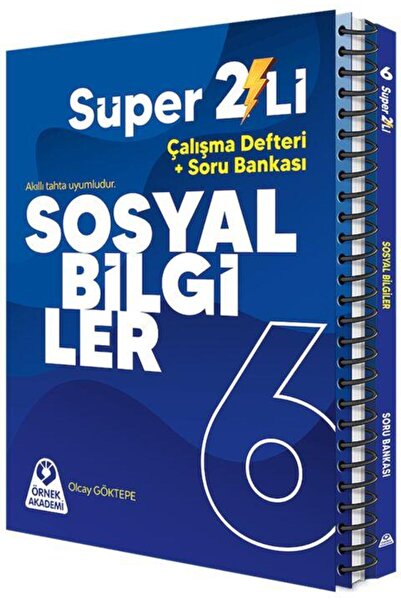 ÖRNEK AKADEMİ 6. Sınıf Sosyal Bilgiler Süper İkili