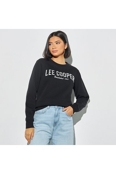 Lee cooper sweatshirts for ladies on sale