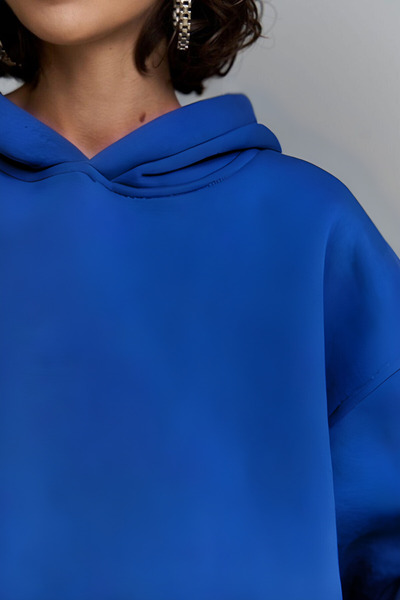 YAKAMEL Kadın Eşofman Takımı Sweatshirt Jogger Oversize Şardonlu Kapüşonlu