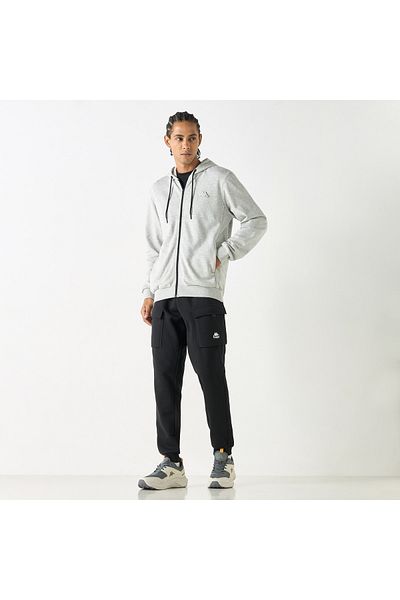 Kappa Zip Through Hoodie with Long Sleeves and Pockets