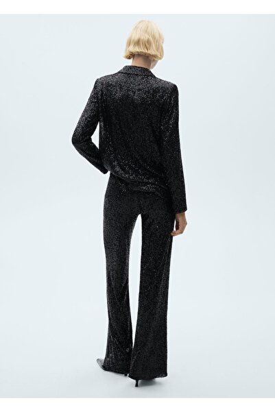MANGO Woman Payetli blazer ceket