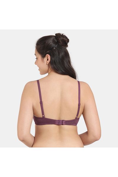 Zivame Support Bra with Hook and Eye Closure
