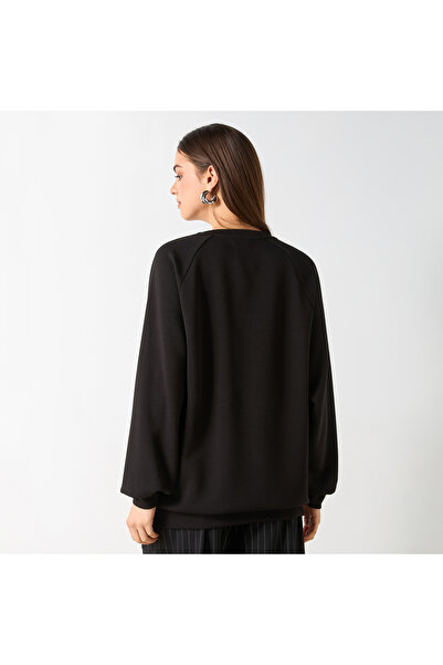 2Xtremz Eyelet Detail Sweatshirt With Long Sleeves