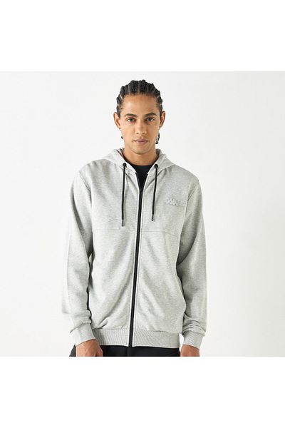 Kappa Zip Through Hoodie with Long Sleeves and Pockets