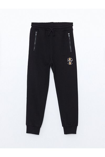 LC Waikiki Pantaloni de sport Jogger pentru băieți cu talie elastică