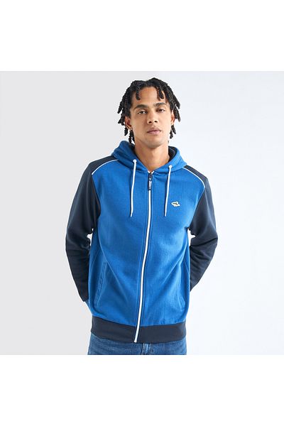 FAV Colourblock Long Sleeves Hoodie with Zip Closure