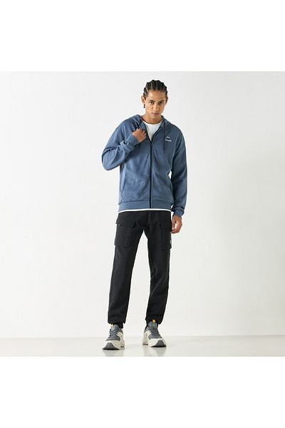 Kappa Zip Through Hoodie with Long Sleeves and Pockets