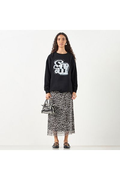 SP Characters SmileyWorld Print Sweatshirt with Long Sleeves