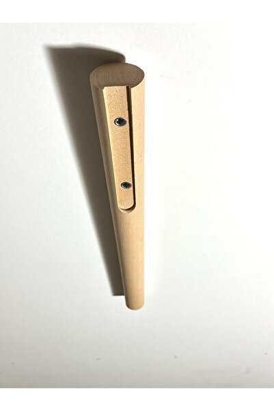 Mrm mobilya Gürgen 4 Adet Ahşap Konik Sandalye Ayağı 43 X 4 Cm