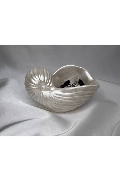 Love Candle Dekor İnci Istiridye Takı Tabağı, Deniz Kabuğu Sunumluk, Deniz Ka...