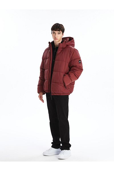 LC Waikiki Ανδρικό πουπουλένιο παλτό με κουκούλα XSIDE Standard Fit