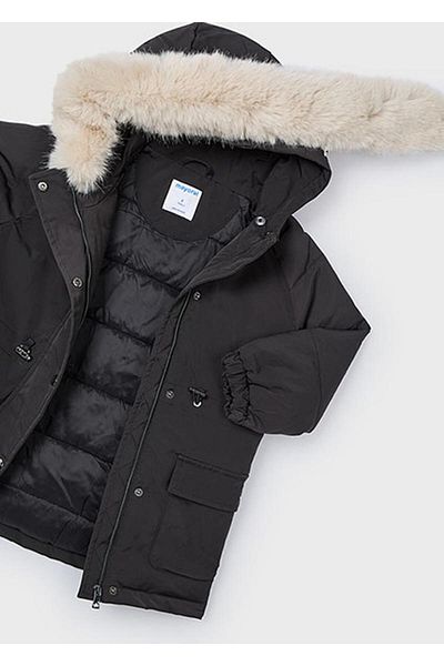 MAYORAL 04-09 Ani Fata Antracit Culoare Sepia Parka Paltoane