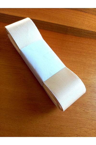 yörük tuhafiye Cream Grosgrain Ribbon - 4 cm 10 Meter One Ball