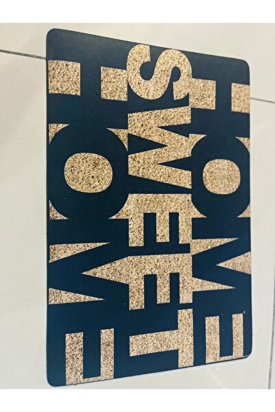 abnturk 40x60cmhome sweet home desenli kapı önü ve banyo paspası, çok amaçlı lastik tabanlı şu geçirmez flog