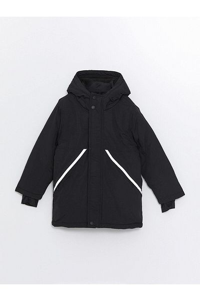 LC Waikiki Lcw Kids Hooded Reflective Detailed Boy's Coat