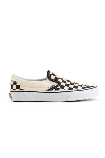 Vans Classic Slip on Vn000Eyebww1 Unisex White Casual Sneaker Shoes