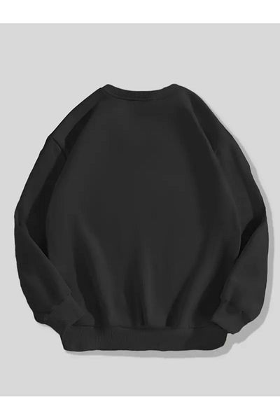 süper tekstil Christmas Gift Printed Sweatshirt Top and Bottom Tracksuit Set