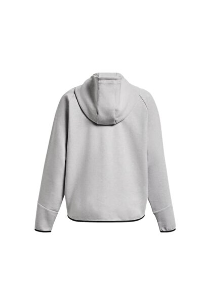 Under Armour Unstoppable Fleece Fz 1379842-011 Women's Gray Sweatshirt