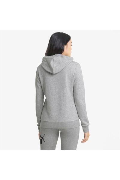 Puma Ess Logo Hoodie 586791-04 Gri Sweatshirt