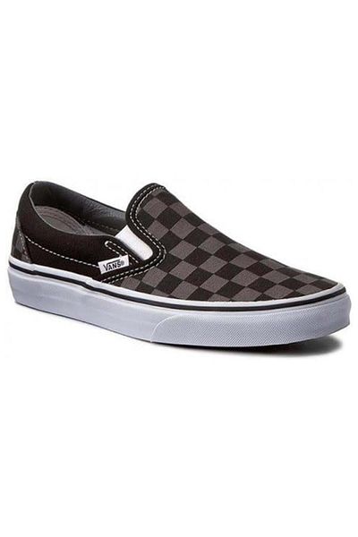 Vans Black - Classic Slip-on Checkerboard Unisex Shoes Vn000eyebpj1