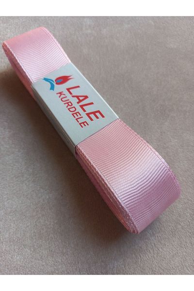 yörük tuhafiye Pink Grosgrain Ribbon - 3 cm 10 Meters One Ball Grosgrain Ribbon