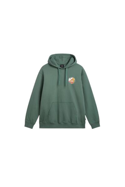 Vans Cycle V Loose Po Vn000Jsm1Cı1 Men's Green Sweatshirt