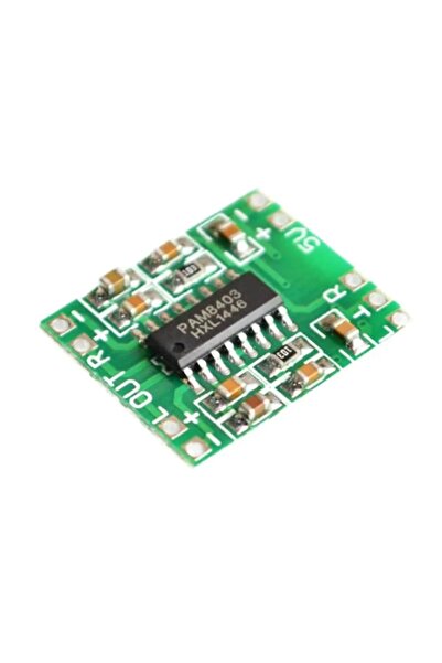 Genel Markalar PAM8403 Mini 2x3w Stereo Ses Amfilikatörü D CLASS Amfi Yükseltici