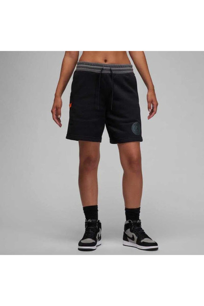 Nike Jordan Paris Saint Germain Fleece Short3 Siyah Kadın Şort