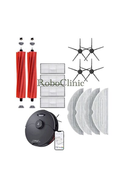 Roboclinic Seria Roborock S7 MaxV - Perie principală și laterală compatibilă,...