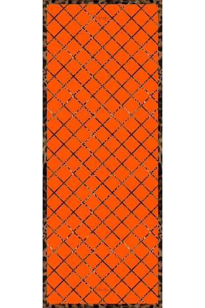 LA BOUTIQUE Şal Orange Guz - Model YS 2058-05, Dimensiune 70x190