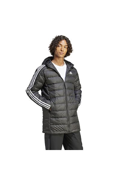 adidas Ess 3s L D H Pa Ανδρικό Μαύρο Παλτό Hz8522