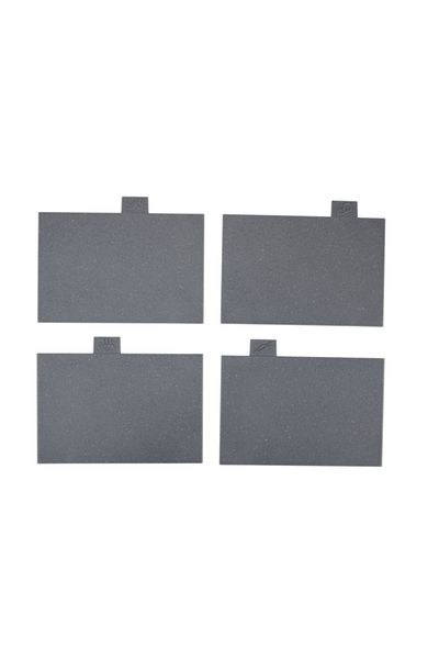Parfait 4-Piece Rectangular Kitchen Cutting Board with Stand