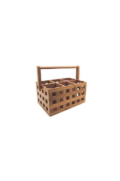 Bien Servi Rectangular Bamboo Cutlery Holder