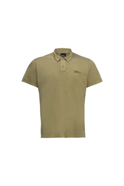 Jack Wolfskin Pikeh Polo M 1809731-4511 Ανδρικό μπλουζάκι χακί